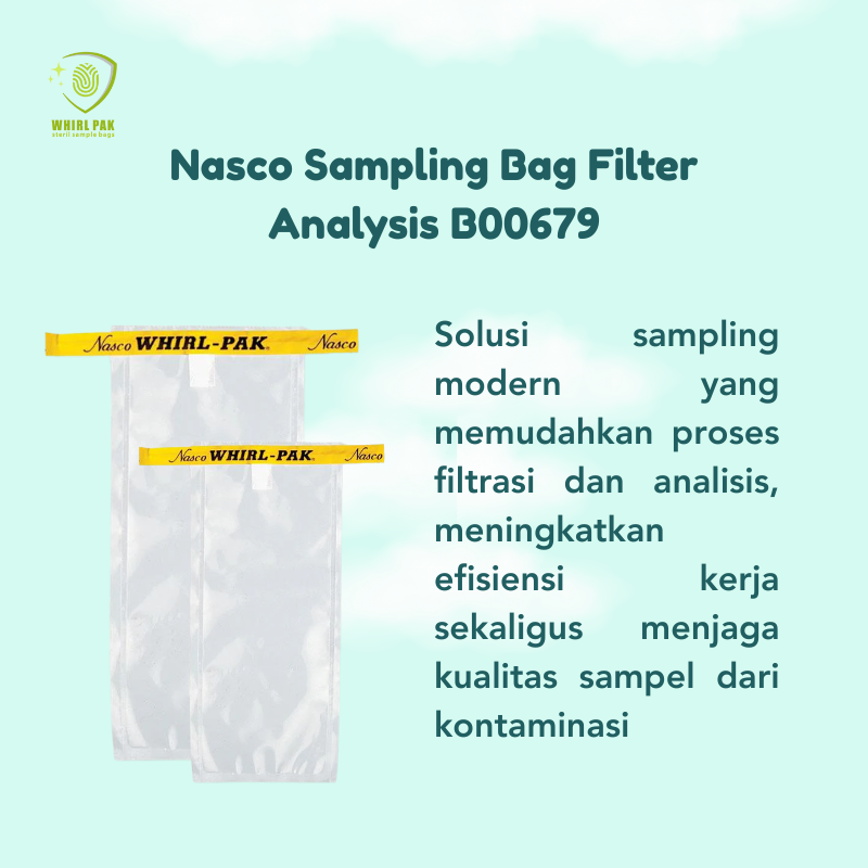 Nasco Sampling Bag Filter Analysis B00679